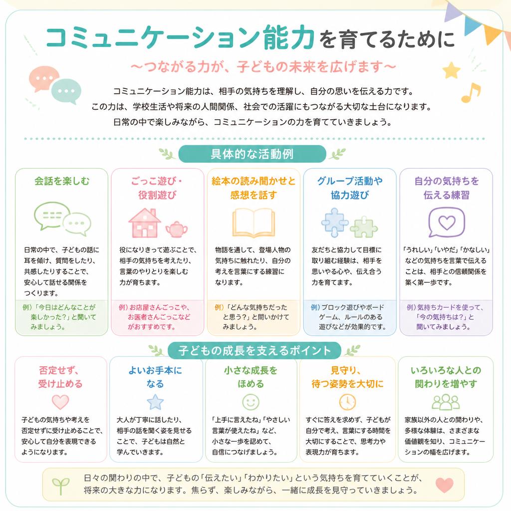 4. コミュニケーションスキルを育む