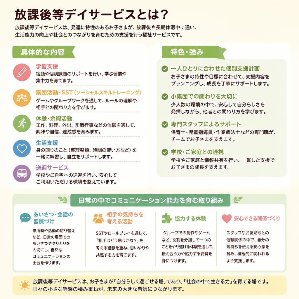 4. 放課後等デイサービスの特色