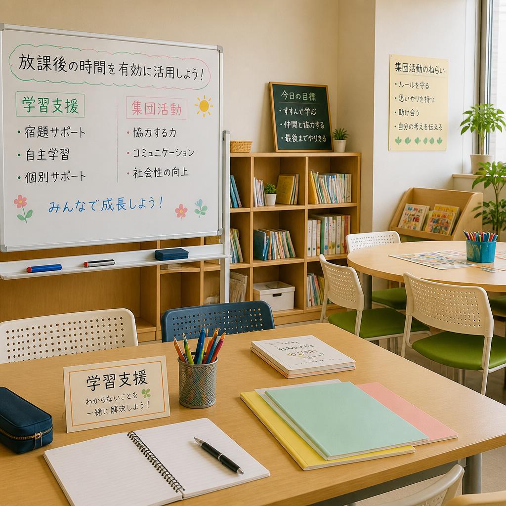 放課後支援での成長